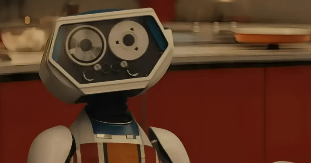 H.E.R.B.I.E., the Fantastic Four’s retro-styled robot assistant, adds charm and humor in Marvel’s Fantastic Four First Steps, blending nostalgic design with futuristic flair. Fantastic Four First Steps Review