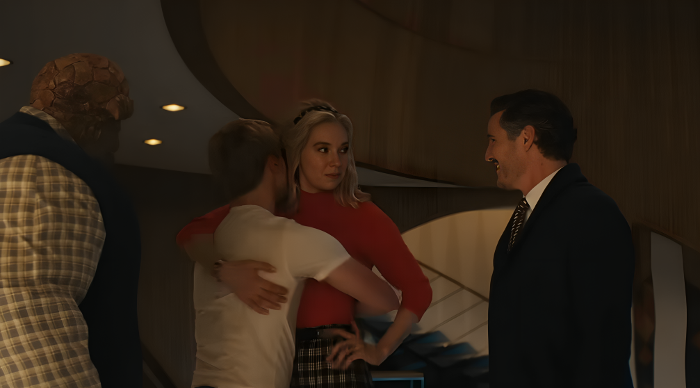 Sue Storm pregnancy reveal in The Fantastic Four First Sunday Dinner clip