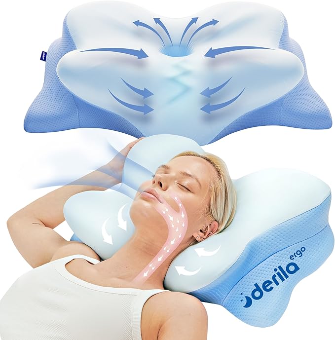 Derila Neck Pillow Ergonomic Memory Foam